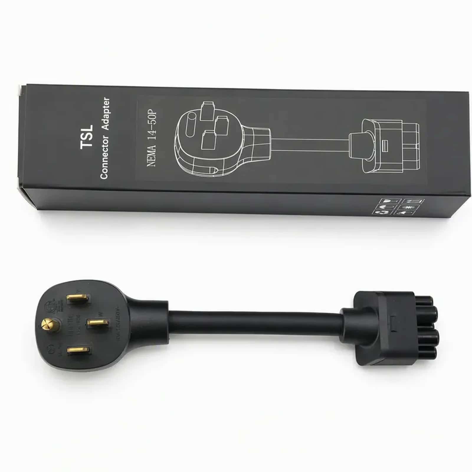 NEMA 14-50P replacement plug adapter
